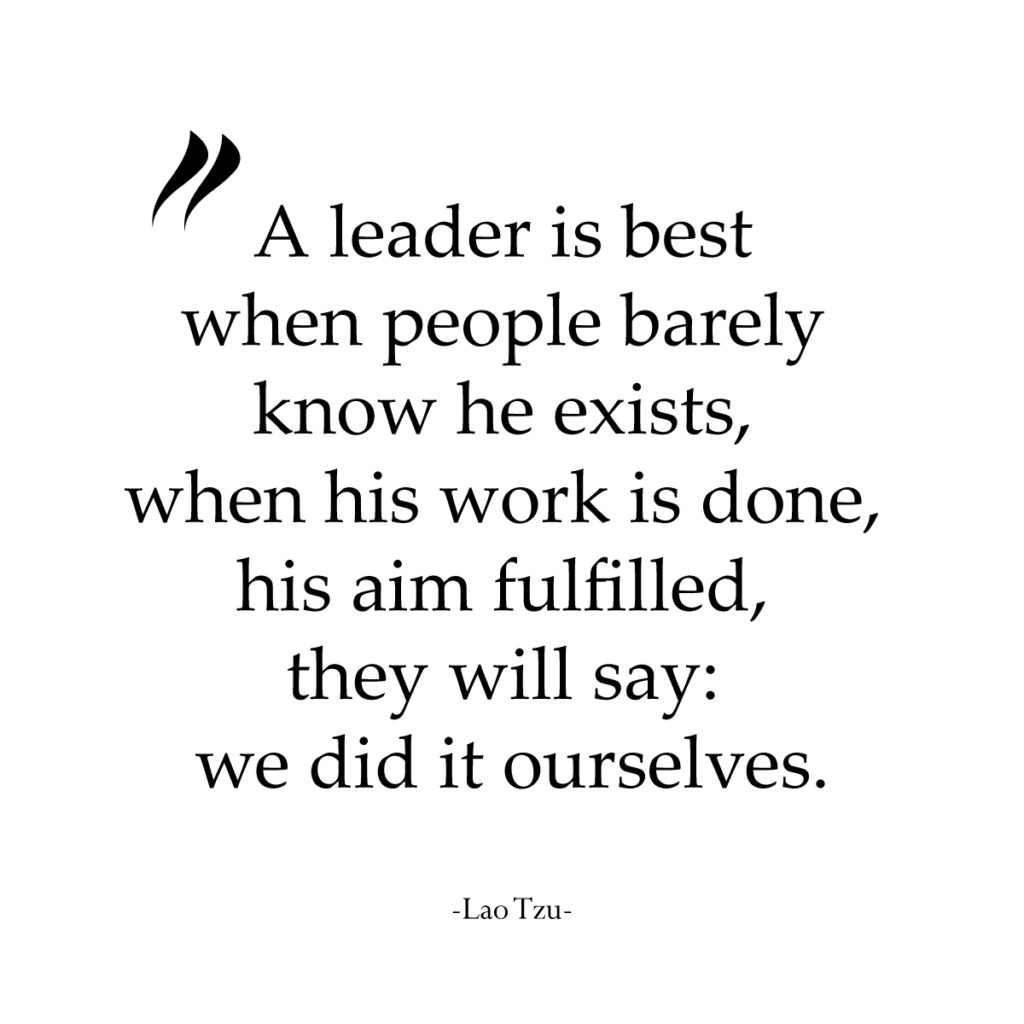 Inspirational leadership quote