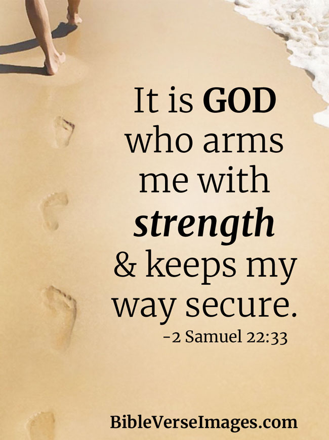 samuel Bible quotes of strength 
