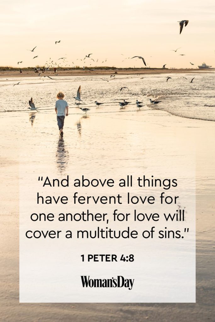And above all things have fervent love for one another for love will cover a multitude of sins