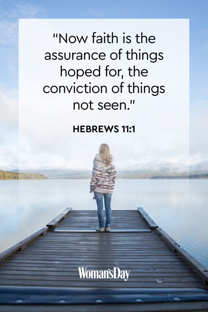 Now faith is the assurance of things hoped for the conviction of things not seen
