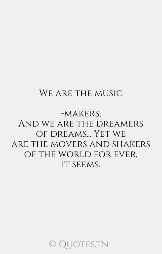 We are the music-makers